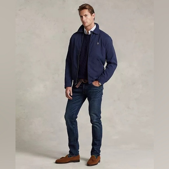 Polo Ralph Lauren Lightweight Windbreaker Jacket Refined Navy Zip Up Big/Tall - Picture 2 of 12